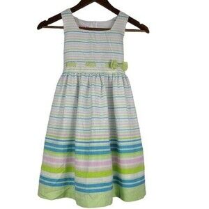 Jessica Ann Girls A Line Dress Size 6X Polyester Rayon